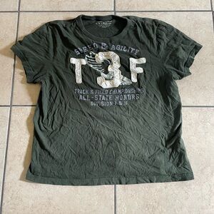 Army green t-shirt